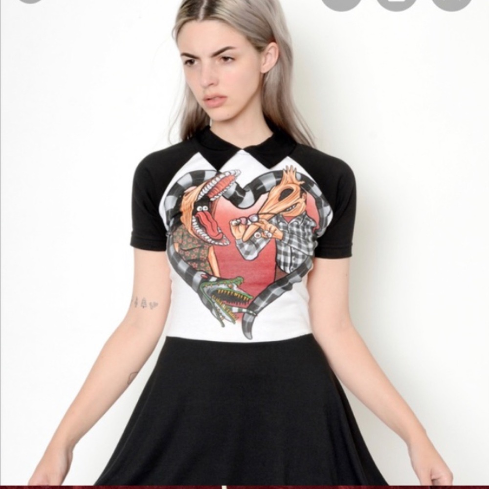 Vera’s Eye Candy Beetlejuice Peter Pan Dress